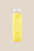 Bottle of Snap Juice, organic cold-pressed apple, lemon and ginger juice by SANA Wellness Bar, Orlando
